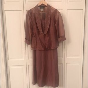 Women’s formal Alex Evenings dress and jacket SZ 8